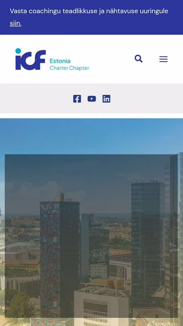 Screenshot of icf.ee
