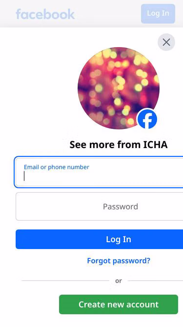 Screenshot of icha.nl