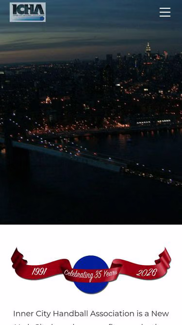 Screenshot of icha.org