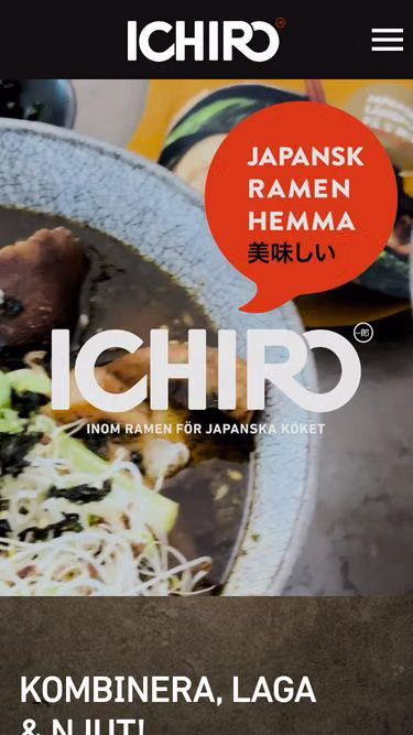 Screenshot of ichiro.se
