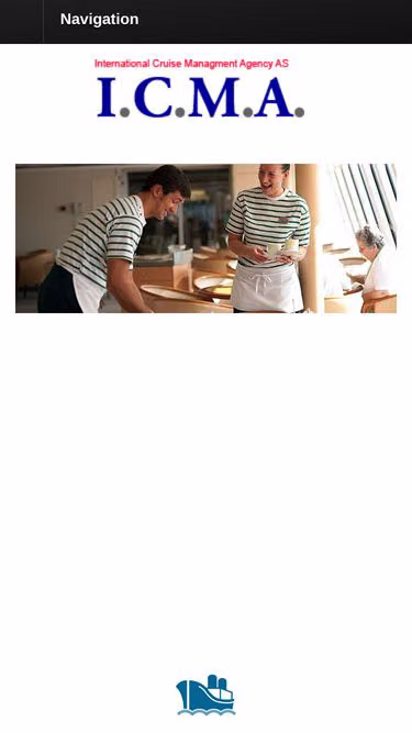 Screenshot of icma.no
