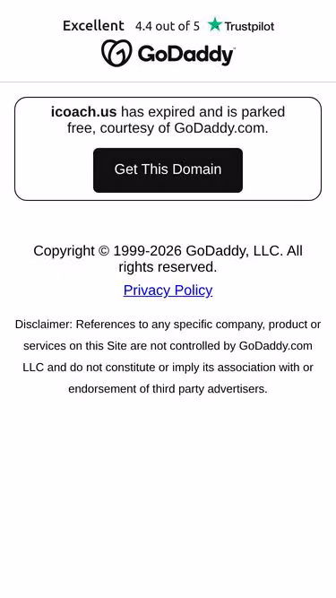 Screenshot of icoach.us