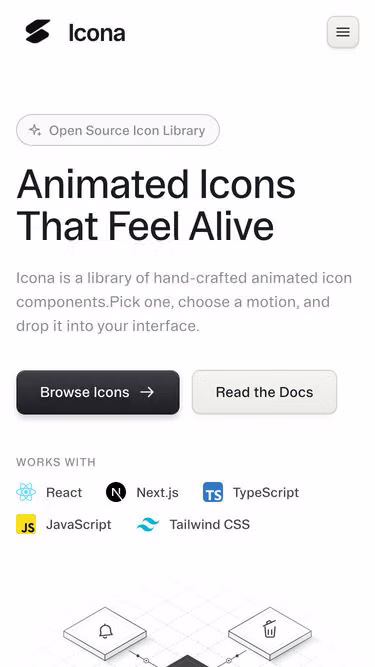 Screenshot of icona.works