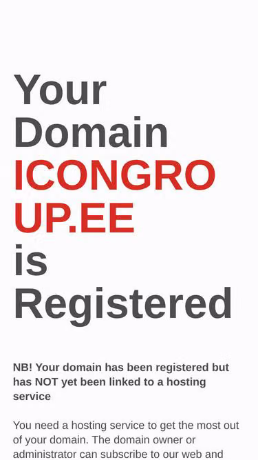 Screenshot of icongroup.ee