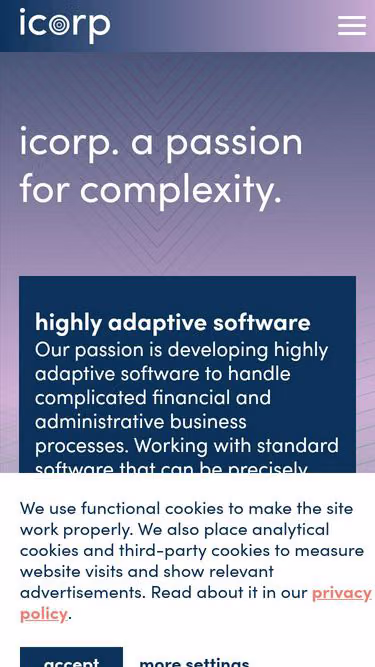 Screenshot of icorp.nl