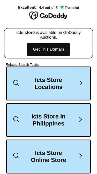 Screenshot of icts.store