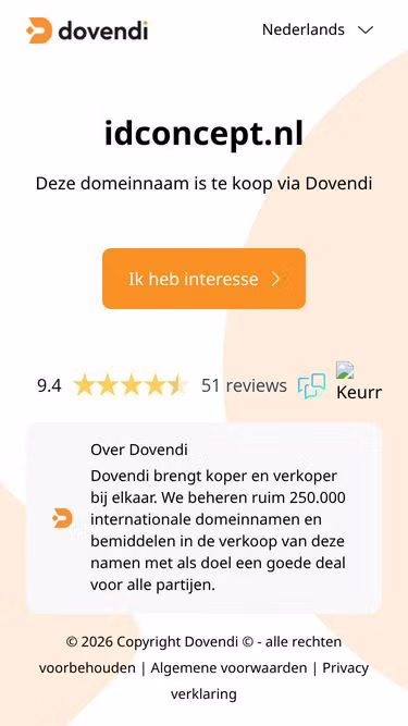 Screenshot of idconcept.nl