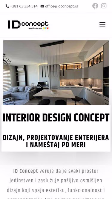 Screenshot of idconcept.rs
