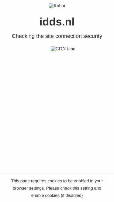 Screenshot of idds.nl