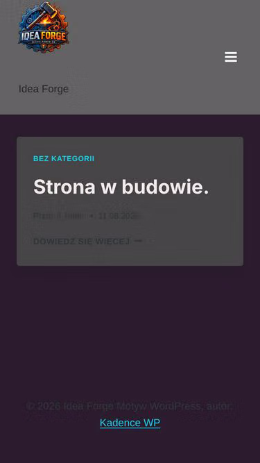 Screenshot of ideaforge.pl