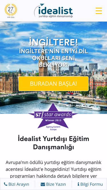 Screenshot of idealist.com.tr