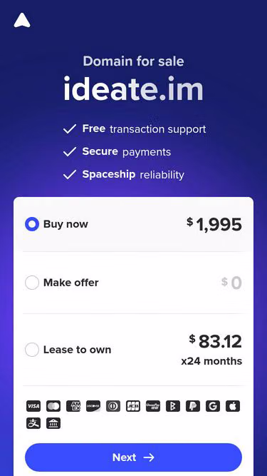 Screenshot of ideate.im