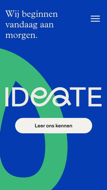 Screenshot of ideate.nl