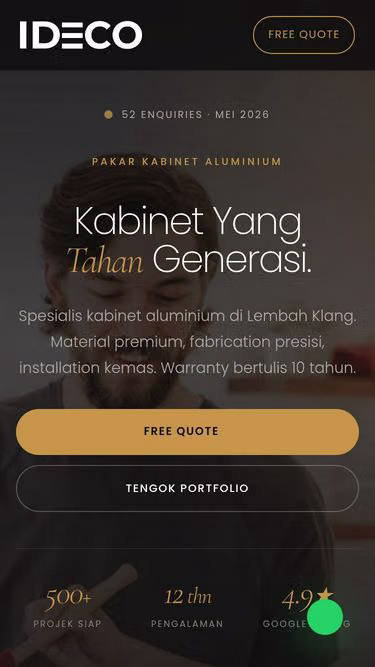 Screenshot of ideco.my