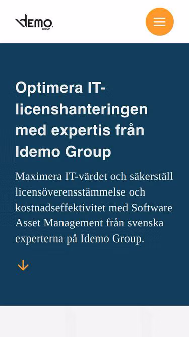 Screenshot of idemo.se