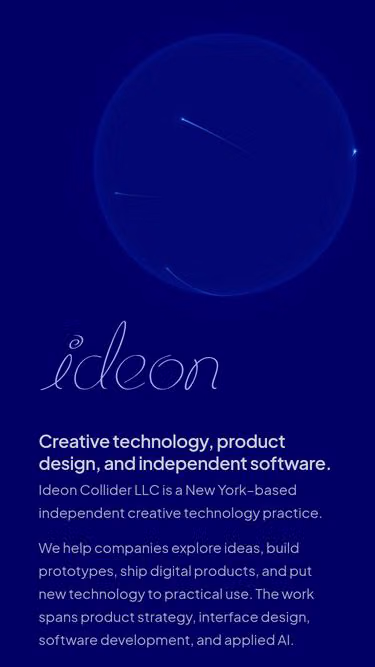 Screenshot of ideon.co