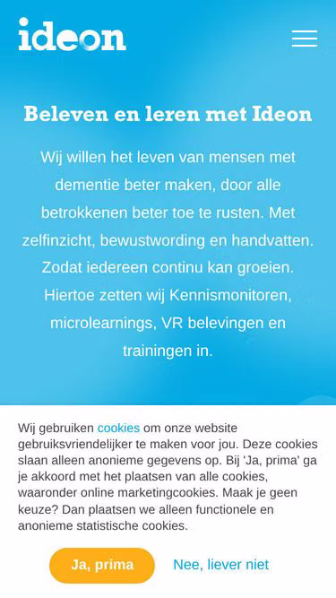 Screenshot of ideon.nl