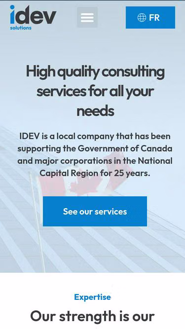 Screenshot of idev.ca