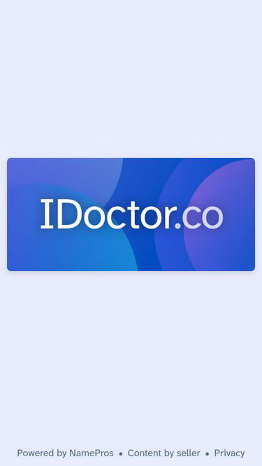 Screenshot of idoctor.co