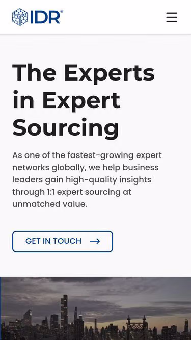 Screenshot of idr.co