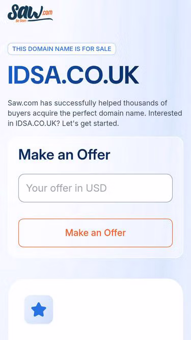 Screenshot of idsa.co.uk
