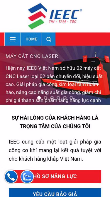 Screenshot of ieec.vn