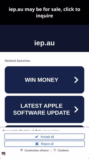 Screenshot of iep.au