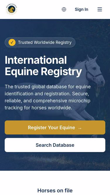 Screenshot of ier.horse