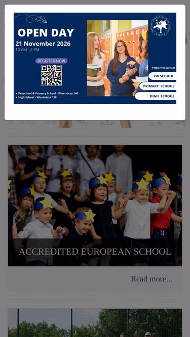 Screenshot of ies.waw.pl