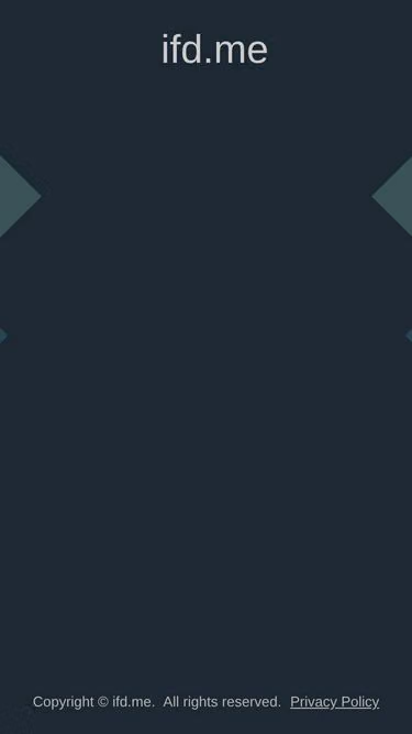 Screenshot of ifd.me