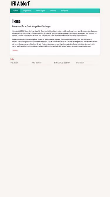 Screenshot of ifd.net