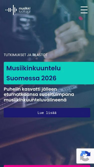 Screenshot of ifpi.fi