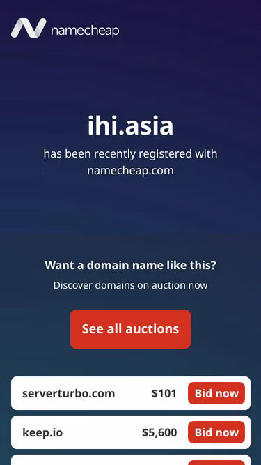 Screenshot of ihi.asia