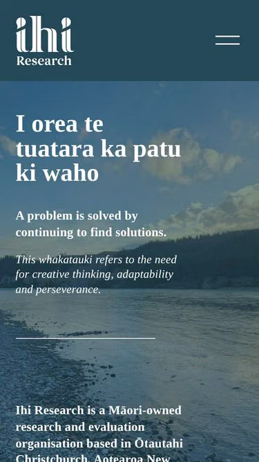 Screenshot of ihi.co.nz