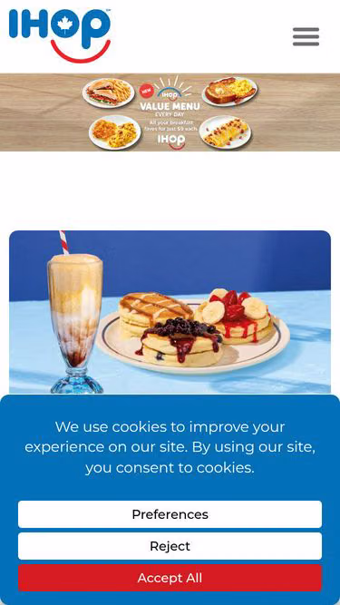 Screenshot of ihop.ca