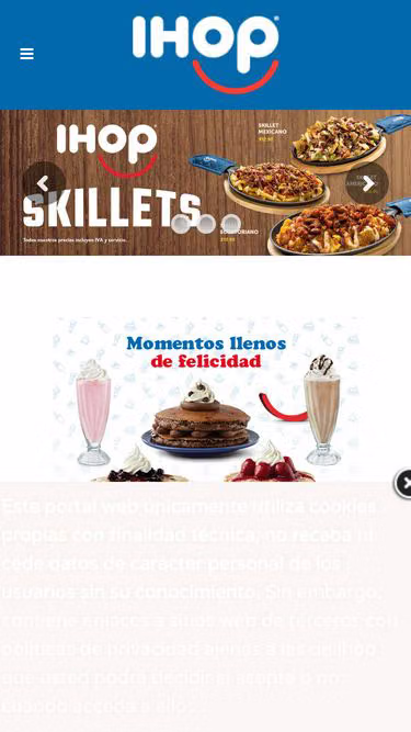 Screenshot of ihop.ec