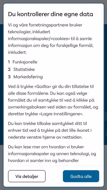 Screenshot of iia.no