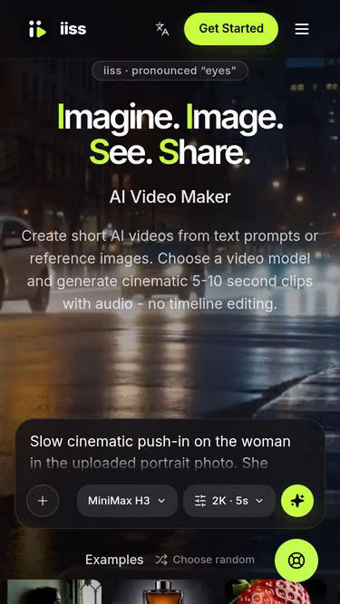 Screenshot of iiss.ai