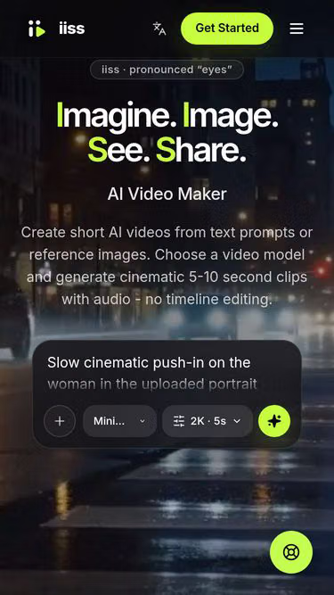 Screenshot of iiss.app