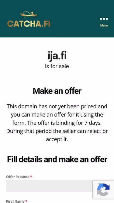 Screenshot of ija.fi
