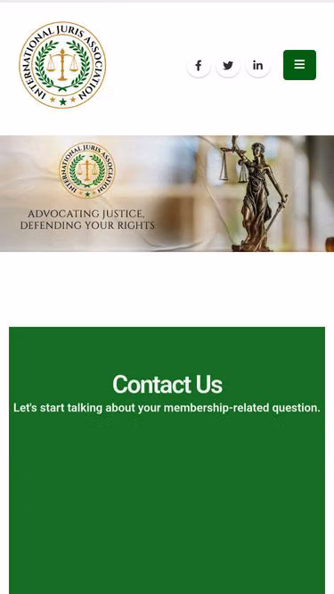 Screenshot of ija.org.uk