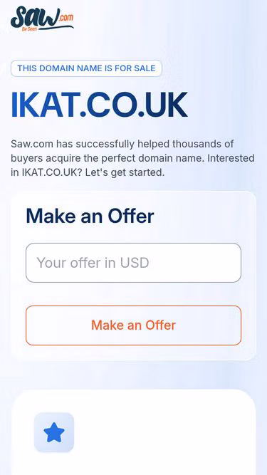 Screenshot of ikat.co.uk