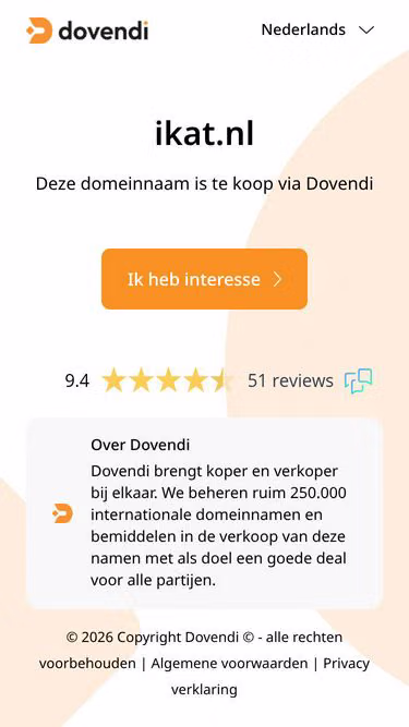 Screenshot of ikat.nl