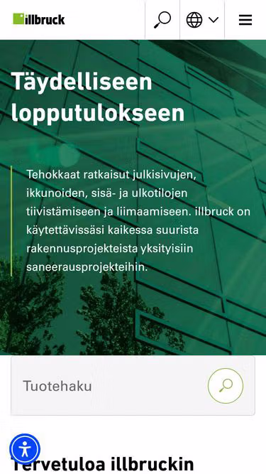 Screenshot of illbruck.fi