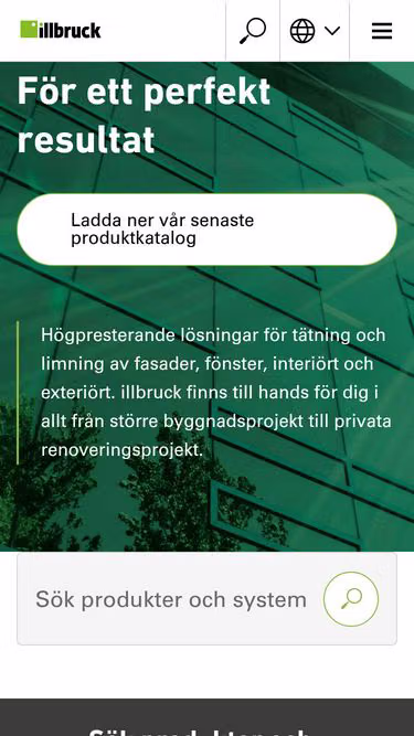 Screenshot of illbruck.se