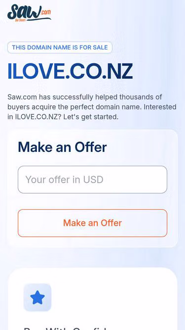 Screenshot of ilove.co.nz