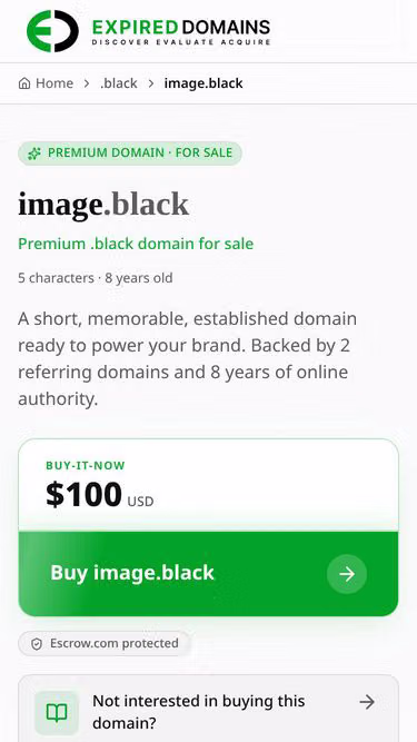 Screenshot of image.black