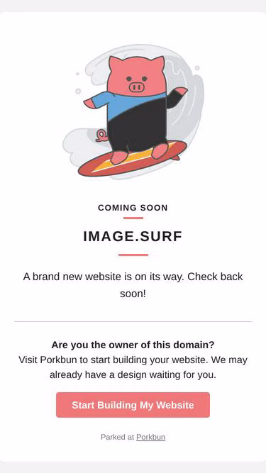 Screenshot of image.surf