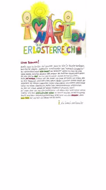 Screenshot of imagination.jetzt