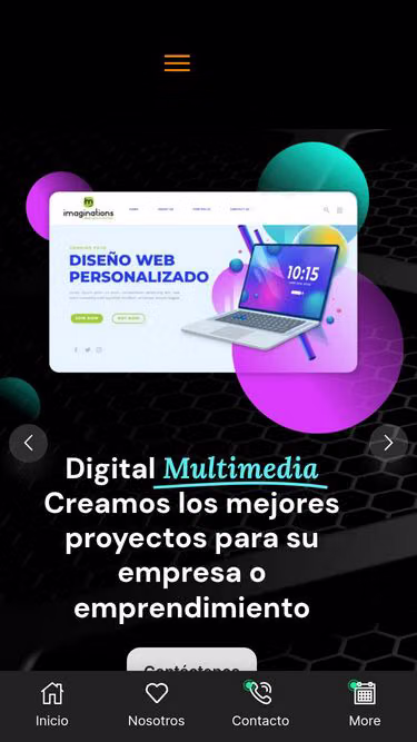 Screenshot of imaginations.com.co